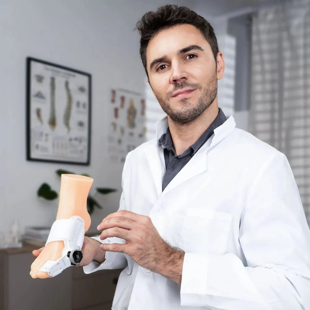 Set of bunion correctors, toe spacers and pads for the big toe joint