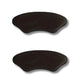Clear adhesive heel pads stuck inside the shoe to stop rubbing at the heel