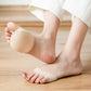 Gel metatarsal pads that stick under the ball of the foot inside high heels