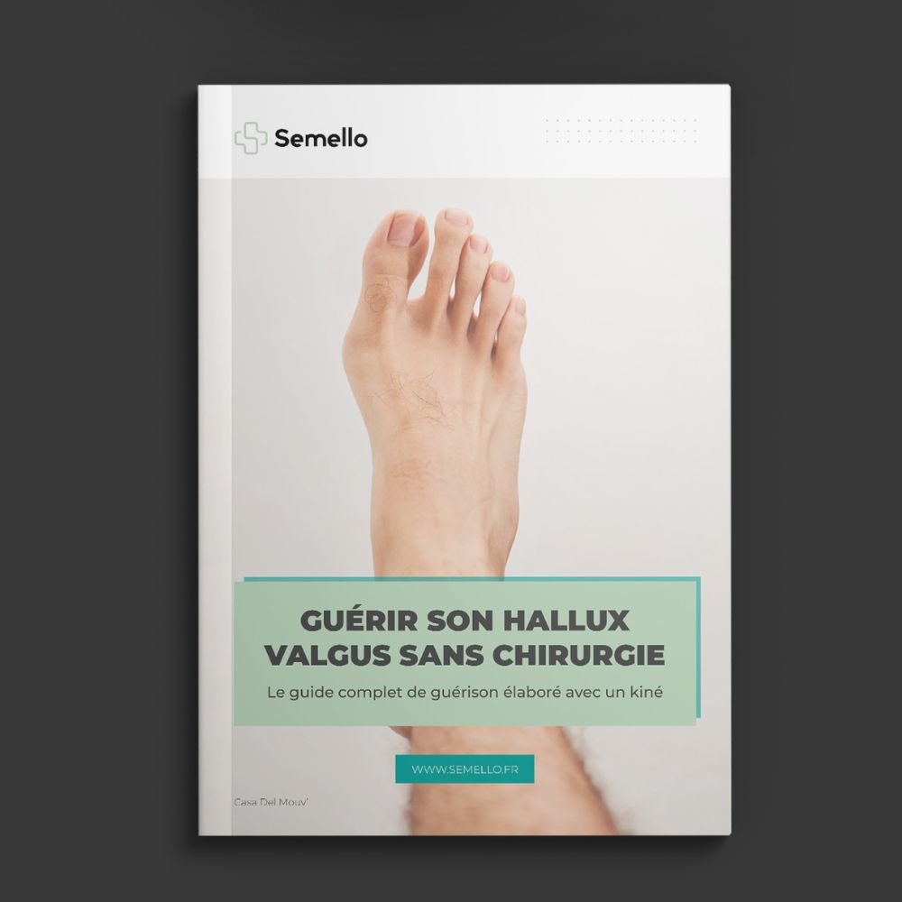 Ebook guide of five exercises to relieve a bunion at home without surgery