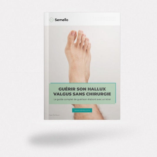 Ebook guide of five exercises to relieve a bunion at home without surgery