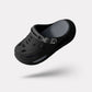 Breathable slip-on sandals with orthopedic insoles and non-slip soles, in white, black and khaki