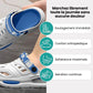 Breathable slip-on sandals with orthopedic insoles and non-slip soles, in white, black and khaki