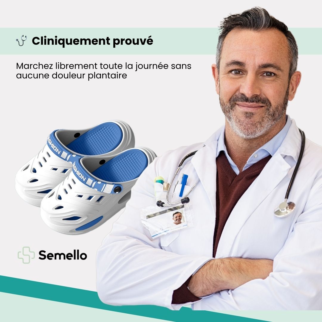 Breathable slip-on sandals with orthopedic insoles and non-slip soles, in white, black and khaki
