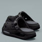 Breathable slip-on sandals with orthopedic insoles and non-slip soles, in white, black and khaki