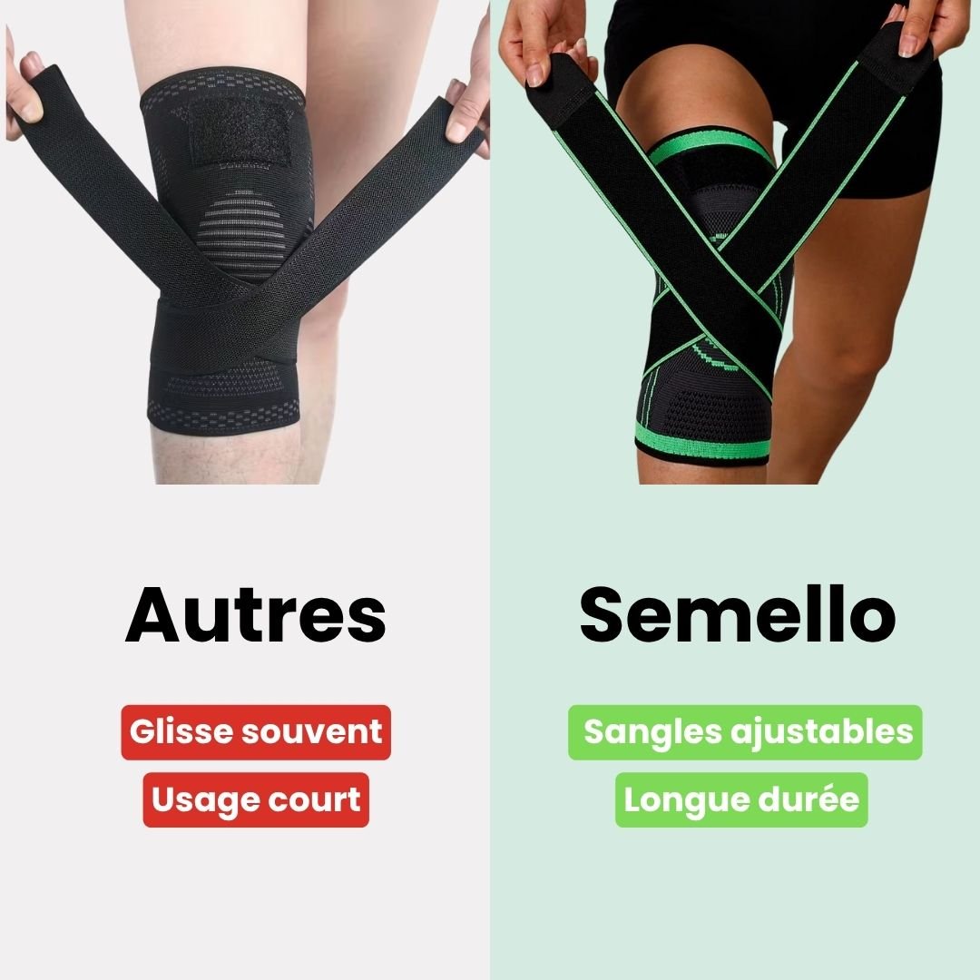 Therapeutic knee brace with adjustable side straps, wrapped around the knee joint
