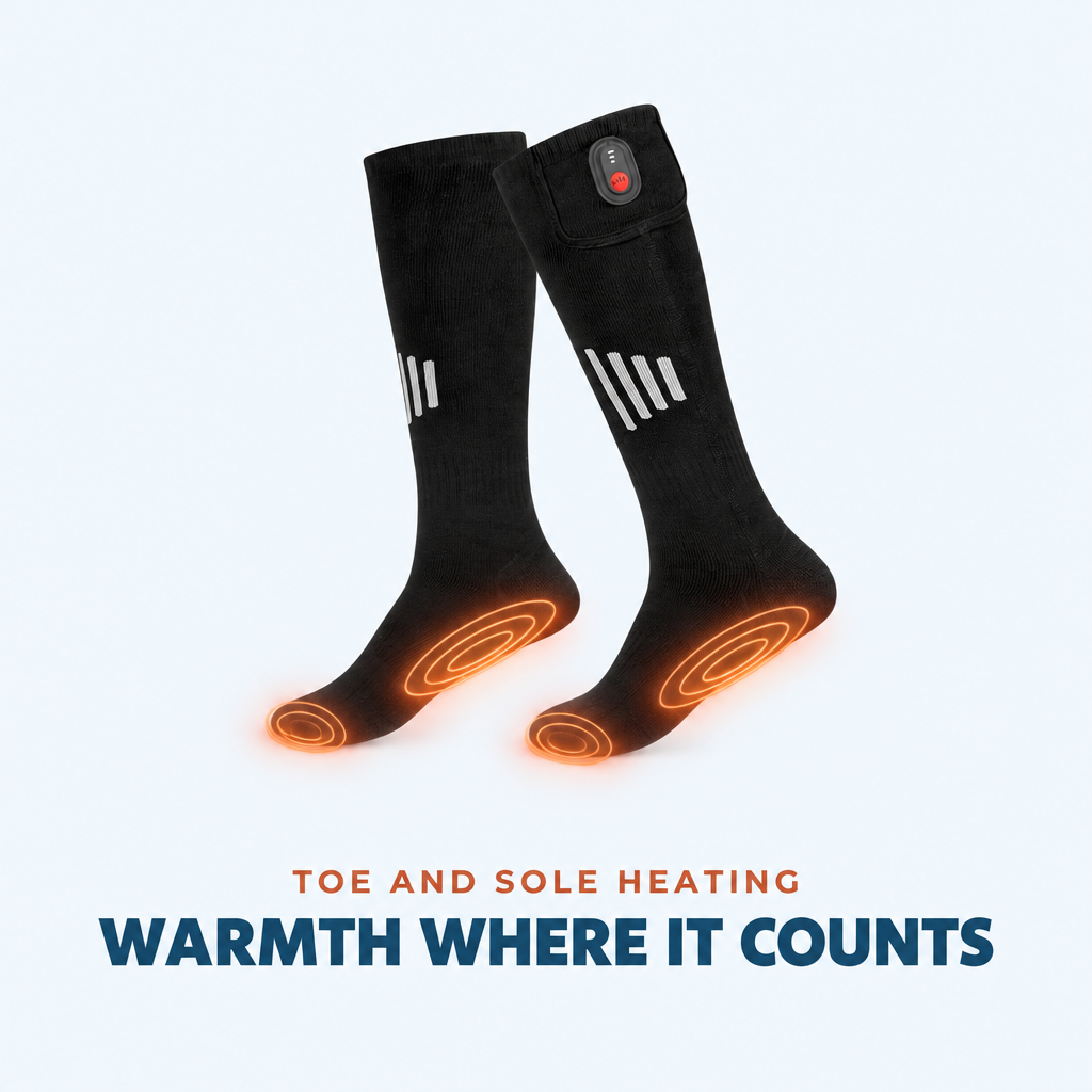 Toe and sole heating zones
