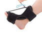 Adjustable night splint worn on the foot and calf to stretch the plantar fascia during sleep