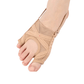 Silicone corrector cupping the big toe and the little toe bunion at once