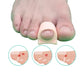 Adjustable claw toe corrector that straightens the curled toe inside the shoe
