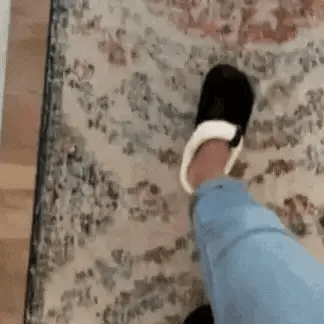 Fleece-lined winter slippers in white, light purple, light blue and black and brown