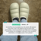 Waterproof orthopedic slippers with a molded one-piece sole, in light green, black, blue and pink