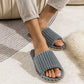 Closed indoor slippers with non-slip soles, in gray, black, coffee, beige and white