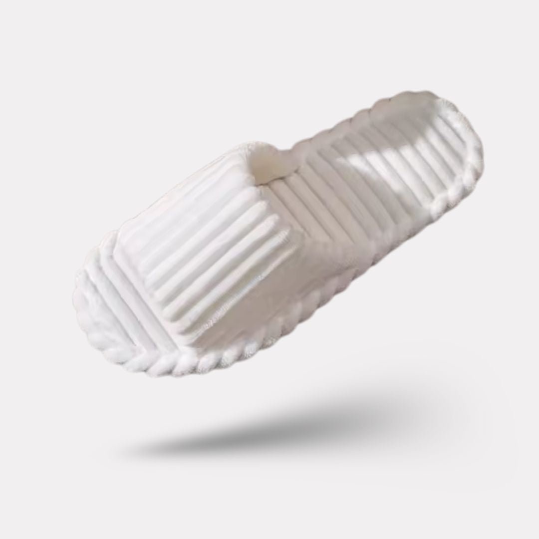 Closed indoor slippers with non-slip soles, in gray, black, coffee, beige and white