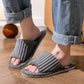 Closed indoor slippers with non-slip soles, in gray, black, coffee, beige and white