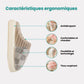 Matching pair of memory foam slippers with an open toe and a thick cushioned sole