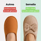 Warm soft-lined winter house slippers in beige, pink, gray and black