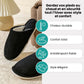 Men's winter slippers with a warm lining and non-slip sole, in gray and black