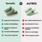 Ultra-soft winter slippers with a plush lining and a contoured supportive footbed
