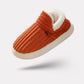 Ultra-soft winter slippers with a plush lining and a contoured supportive footbed