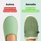 Ultra-soft winter slippers with a plush lining and a contoured supportive footbed