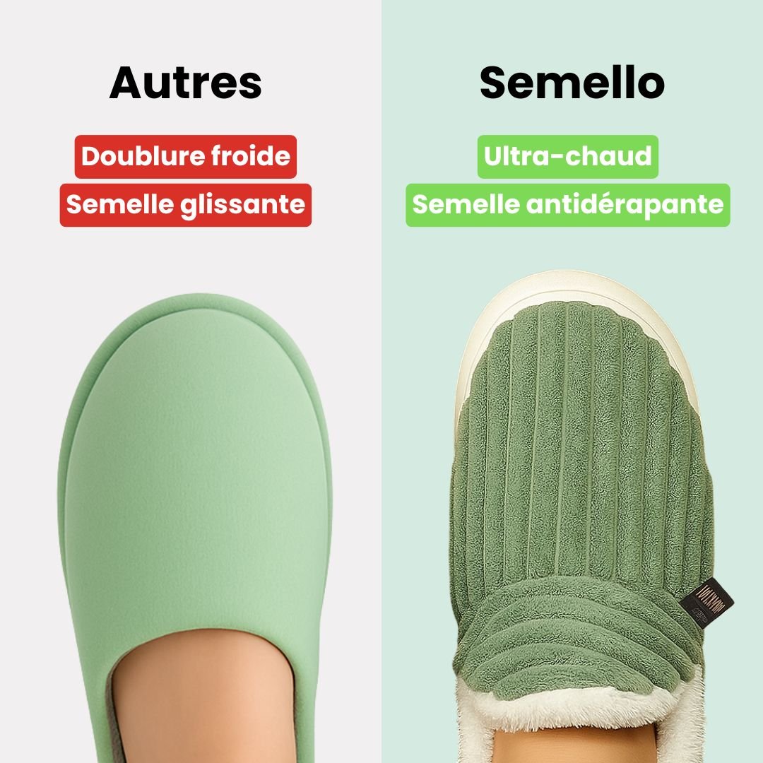 Ultra-soft winter slippers with a plush lining and a contoured supportive footbed