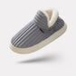 Ultra-soft winter slippers with a plush lining and a contoured supportive footbed
