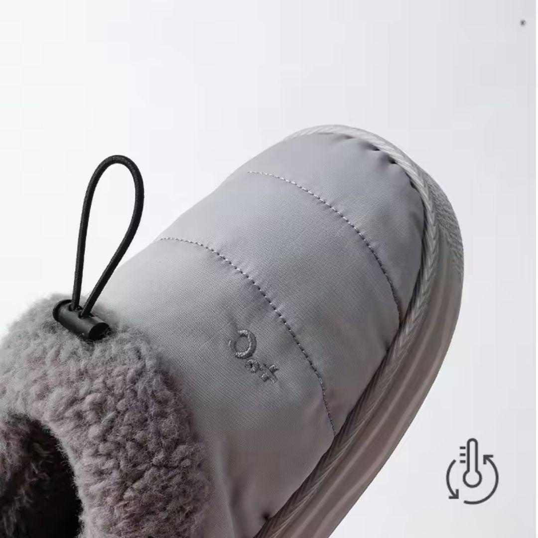 Fluffy cotton slippers with a soft plush lining, in khaki, pink, gray and caramel