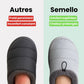 Fluffy cotton slippers with a soft plush lining, in khaki, pink, gray and caramel