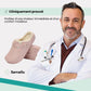 Women's fur-lined slippers in pink, black and white with a closed round toe