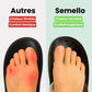 Black leather slippers for men in large sizes with an insulated lining