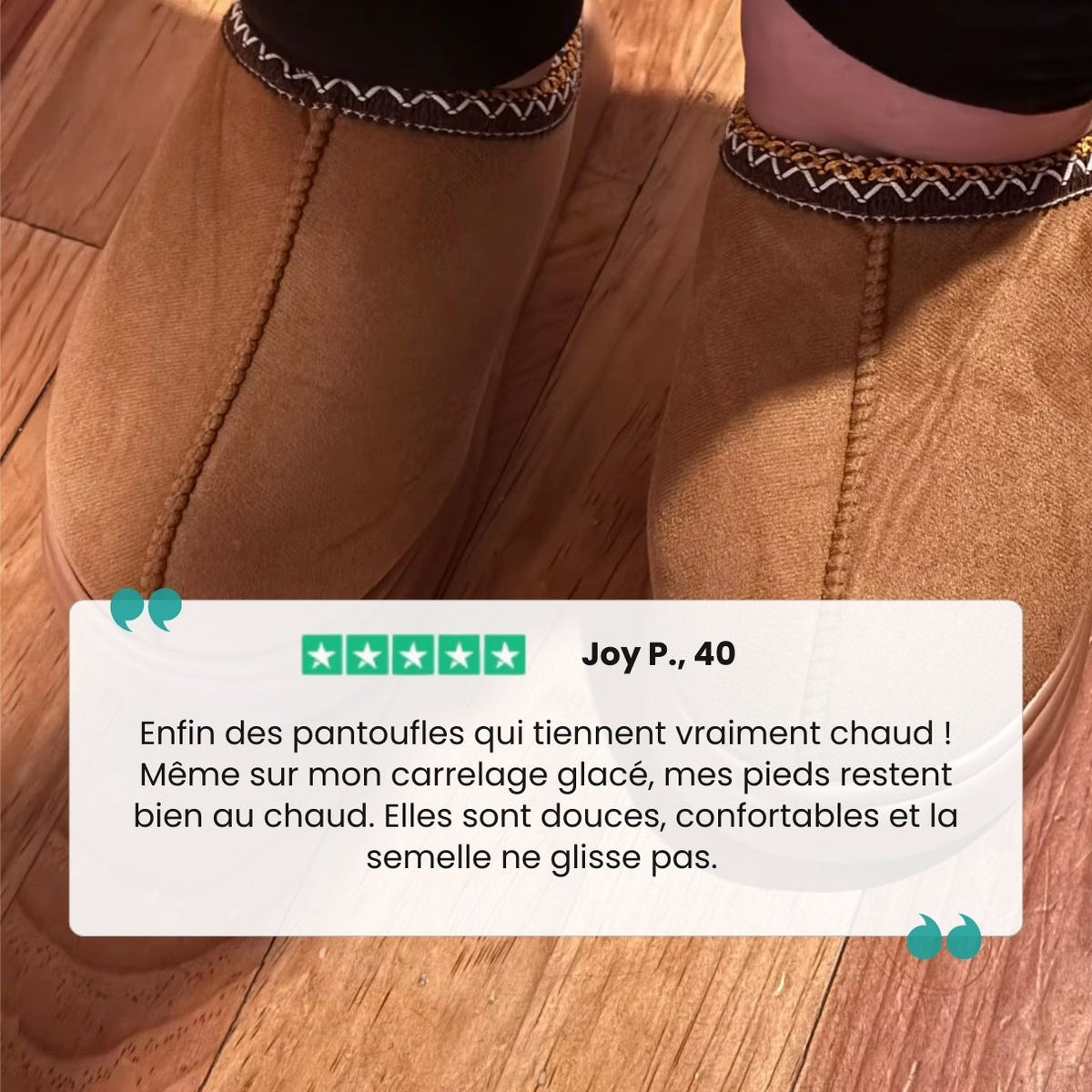 Plush lined orthopedic slippers for cold months, in caramel, khaki, gray and black