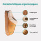 Plush winter slippers with a closed back and orthopedic footbed, in khaki, caramel, gray and pink