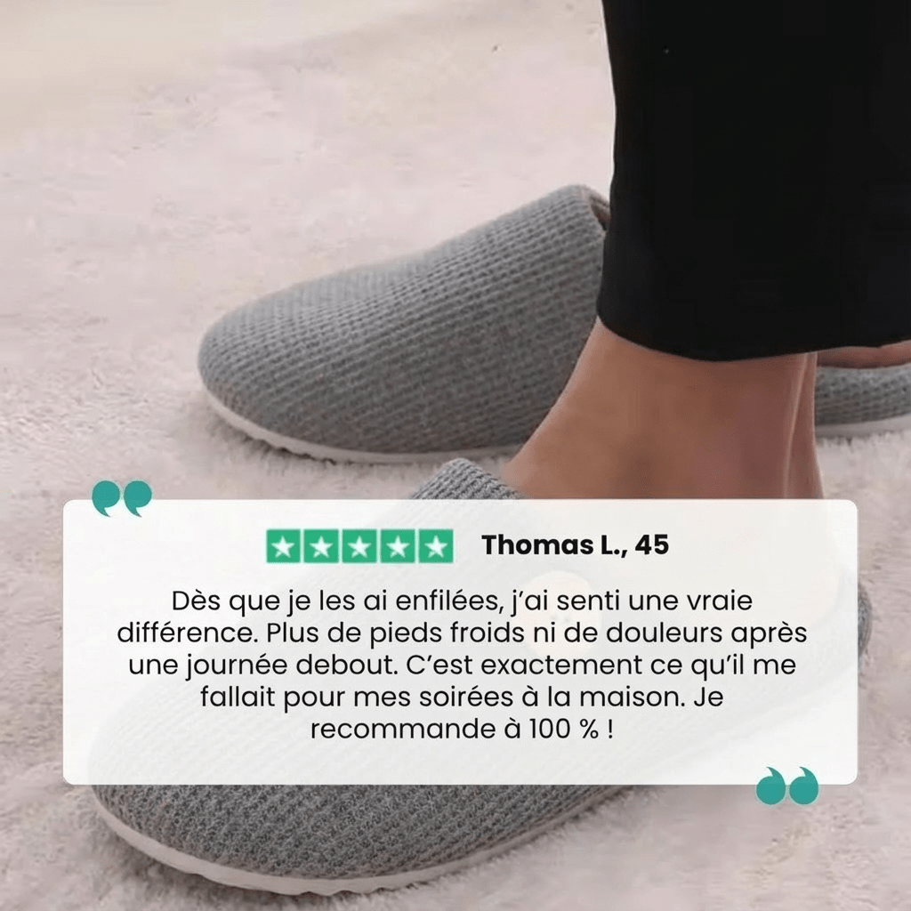 Gray orthopedic slippers with an open toe and a non-slip textured sole