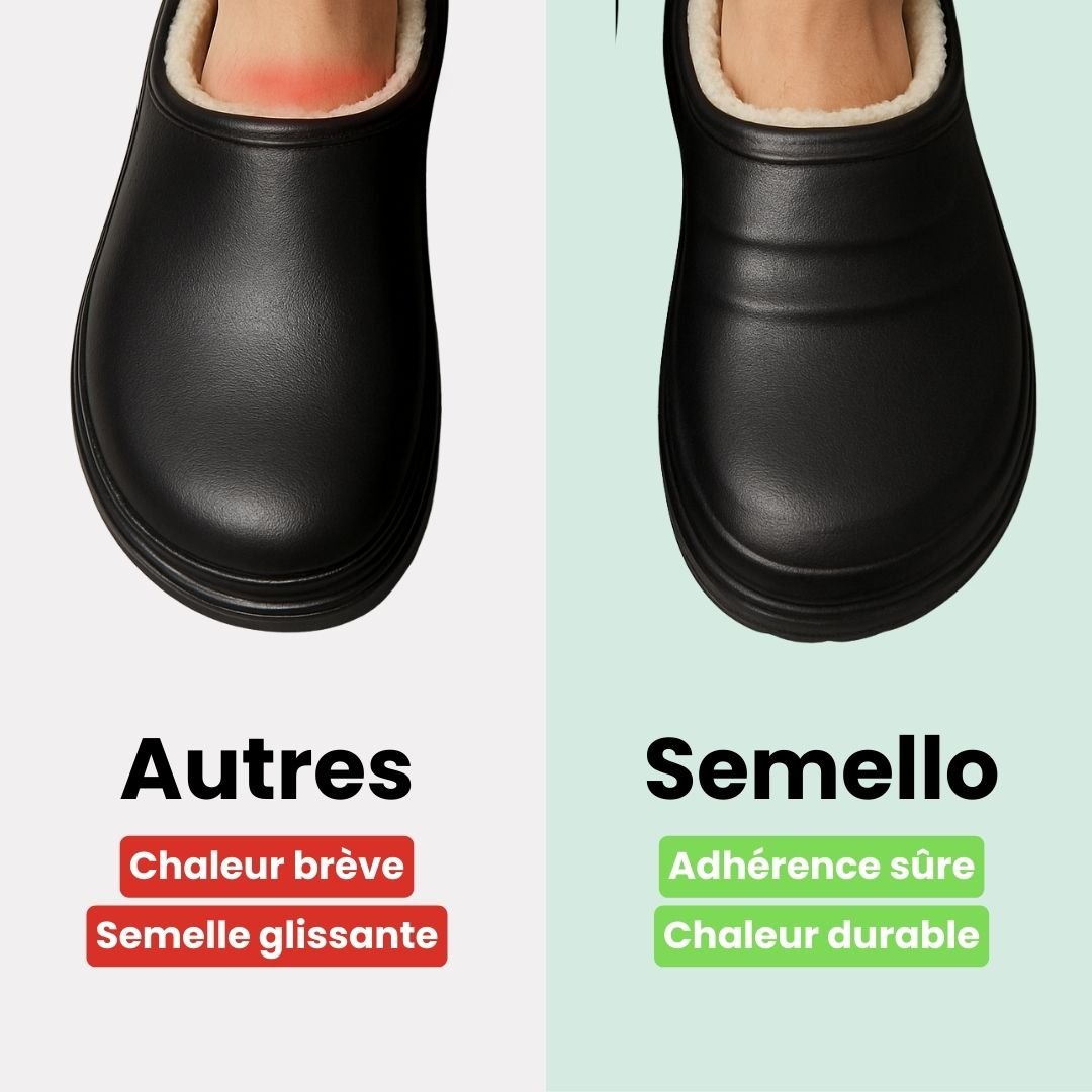 Fleece-lined orthopedic slippers with a non-slip outsole, in black, beige and khaki