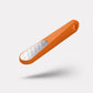 Foot file with a long handle and an abrasive head for smoothing calluses on the heel