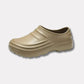 Non-slip work shoes with a cushioned insole, in black, beige and cream