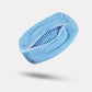 Zippered mesh shoe washing bag for the machine, in yellow, dark gray and light gray