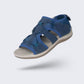 Women's orthopedic sandals with cushioned footbeds, in sky blue, pink, blue, black and purple