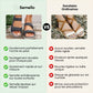 Women's orthopedic sandals with adjustable straps across the instep and toes