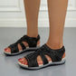 Women's orthopedic sandals with cushioned footbeds, in sky blue, pink, blue, black and purple