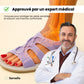 Women's orthopedic sandals with cushioned footbeds, in sky blue, pink, blue, black and purple
