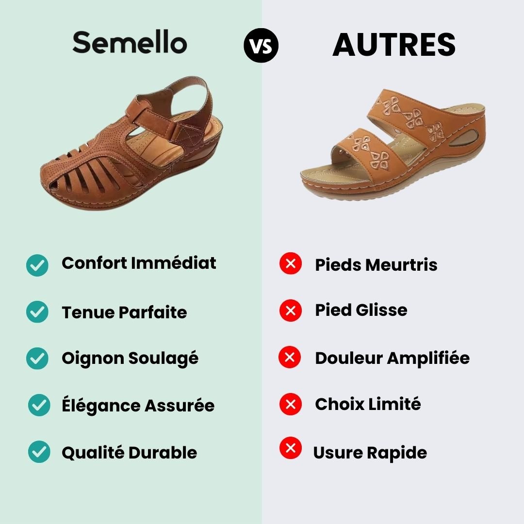 Summer wedge sandals with wide straps and an arched footbed, in black, blue, brown and red