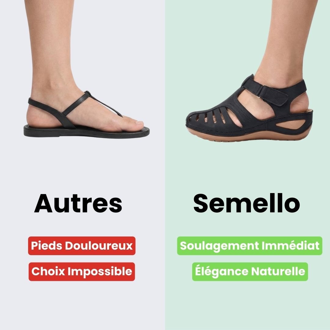 Summer wedge sandals with wide straps and an arched footbed, in black, blue, brown and red