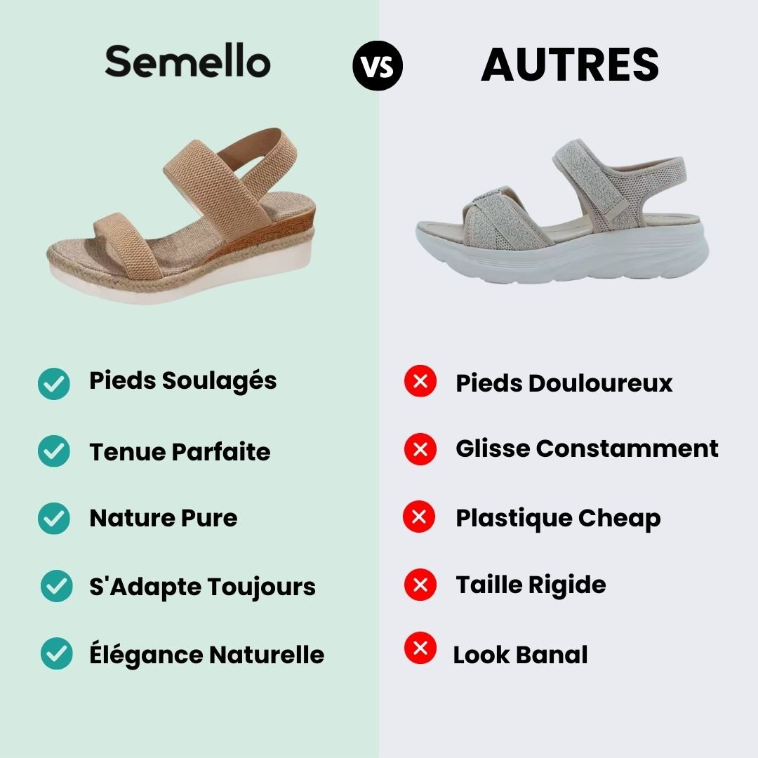 Beige wedge sandals for women with a raised heel and arch supporting footbed