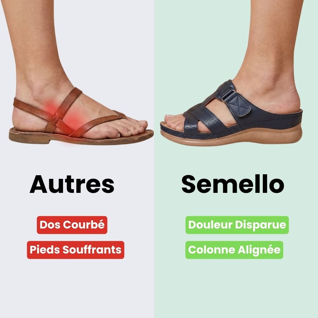 Orthopedic sandals on a raised wedge heel with a supportive contoured footbed