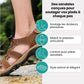 Men's orthopedic summer sandals with adjustable straps, in light brown, black, gray and navy