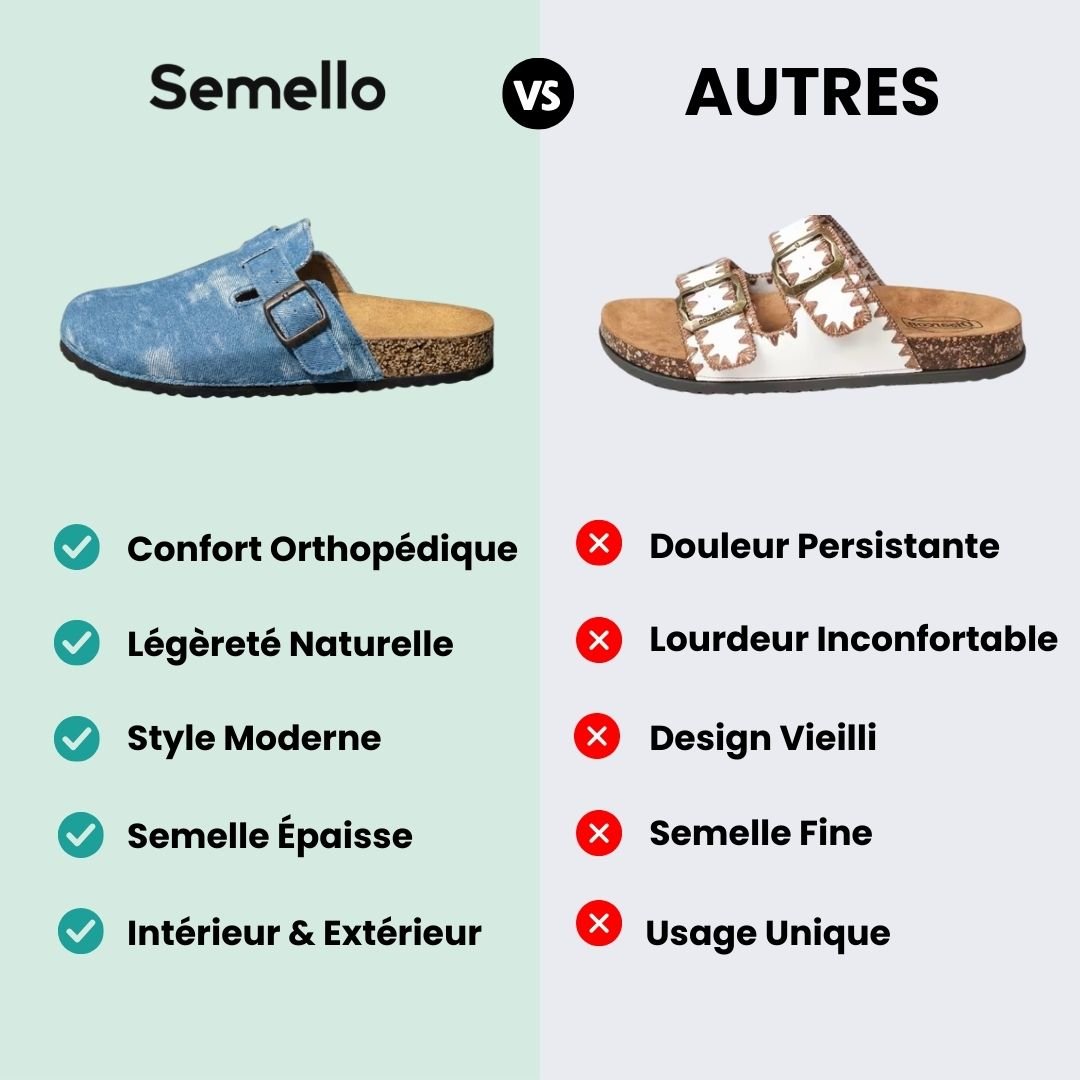 Blue and brown sandals with a contoured cork footbed and adjustable buckled straps