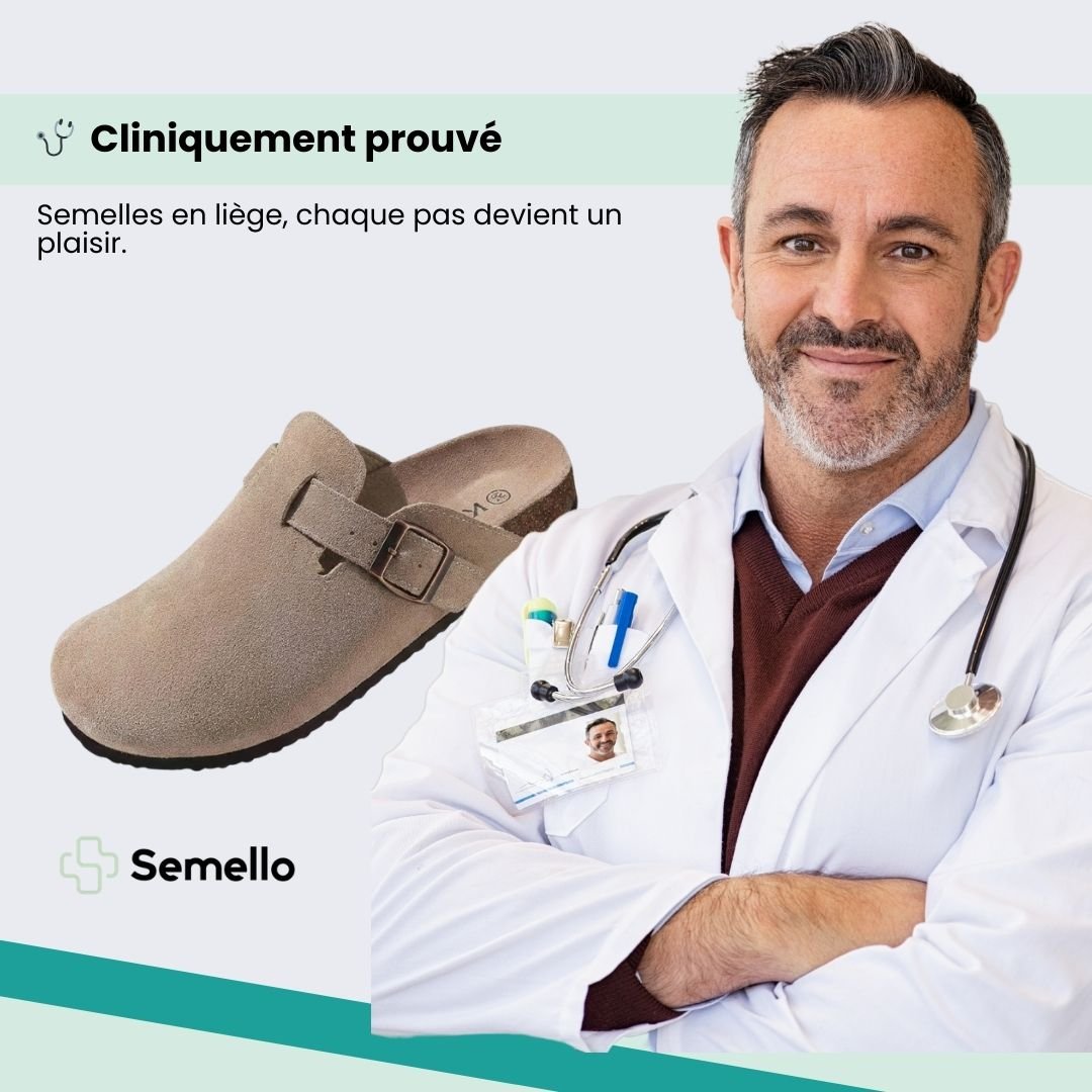 Women's cork footbed sandals with wide straps, in black, apricot, green and chocolate