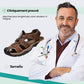 Men's summer sandals with wide adjustable straps and a cushioned arch support